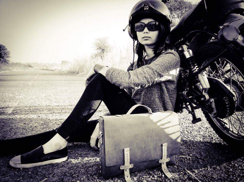 Raw leather bag 2